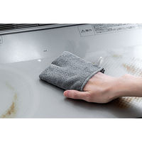 キッチンクロス 拭き上げ用 仕上げミトン 1セット（1パック（2枚入）×5）まめいた