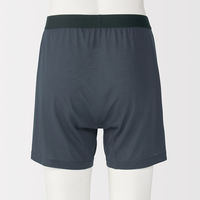 無印良品 メンズ 紳士 なめらか 前開きニットトランクス 紳士Ｌ チャコールグレー 良品計画