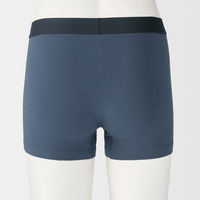 無印良品 メンズ 紳士 綿天竺 前閉じボクサーパンツ 紳士Ｓ ネイビー 良品計画