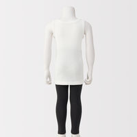 無印良品 ベビー フライス編みタンクトップ(インナー) １００ オフ白 良品計画