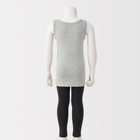 無印良品 ベビー フライス編みタンクトップ(インナー) １００ グレー 良品計画