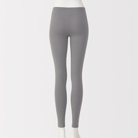 無印良品 レディース 婦人 ストレッチ天竺編み レギンス 十分丈 婦人Ｌ ダークモカブラウン 良品計画