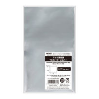 【アルミ蒸着袋】シモジマ HEIKO アルミ蒸着袋(テープ付き) Ｔ 9.5-13 シルバー 1袋(100枚入) 006794708