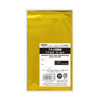 【アルミ蒸着袋】シモジマ HEIKO アルミ蒸着袋(テープ付き) Ｔ 7-9.5 ゴールド 1セット（1袋(100枚入)×5） 006794722