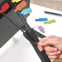 ラップイット ケーブル・コード収納用スリーブ Zipper ジッパー 61×10.2cm 2本入 402ーSZー24BL 1セット（直送品）