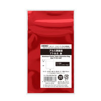 【アルミ蒸着袋】シモジマ HEIKO アルミ蒸着袋(テープ付き) Ｔ 7-9.5 赤 1袋(100枚入) 006794732