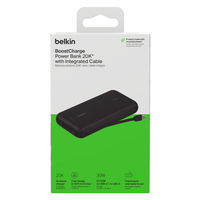 BELKIN 30W20000mAh ケーブル内蔵モバイルバッテリー BPB024FQBK 1個