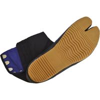 莊快堂 荘快　軽快たび　小馳5枚　黒　23ｃｍ 1845129001 1足（直送品）