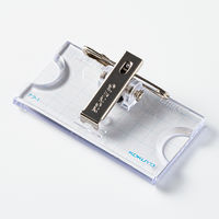 コクヨ U型名札 安全ピン・クリップ両用型 小小サイズ ナフ-1 1セット（50個：10個入×5パック）