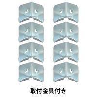 プラス KR軽量ラック 追加棚板 幅887×奥行462mm用 ホワイト 1セット(2枚)