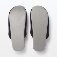 無印良品 洗える足なりスリッパ Ｌ ２５～２６．５ｃｍ用 ダークグレー 良品計画