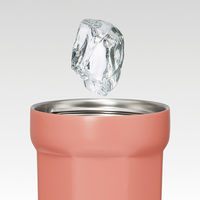 スケーター SMVO4 八角形ステンレスタンブラー 350ml 【FEEL COLOR テラコッタオレンジ】 680830-SMVO4 1個（直送品）