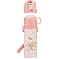 スケーター SKDC4 超軽量コンパクト2WAYステンレスボトル 【ハローキティ ビッグリボン】 686429-SKDC4 1個（直送品）