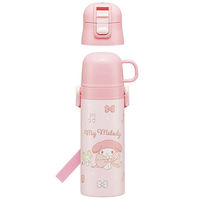 スケーター SKDC4 超軽量コンパクト2WAYステンレスボトル 【マイメロディ ビッグリボン】 686566-SKDC4 1個（直送品）