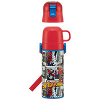 スケーター SKDC4 超軽量コンパクト2WAYステンレスボトル 【スパイダーマン 25】 689451-SKDC4 1個（直送品）