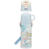 スケーター SKDC4 超軽量コンパクト2WAYステンレスボトル 【すみっコぐらし しろくまのふるさと】 691720-SKDC4 1個（直送品）