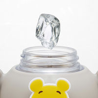 スケーター PSB5TRC ラバーマスコット付ストローボトル 【くまのプーさん】 695230-PRMC7ST 1個（直送品）