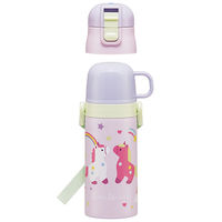 スケーター SKDC3 子供用2WAYステンレスボトル 【リトルユニコーン】 695827-SKDC3 1個（直送品）