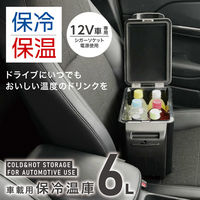 池商 車載用保冷温庫 6リットル RA-RS6 ブラック 1台（直送品）