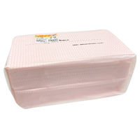 抗菌 カウンタークロス レギュラー オレンジ ふきん レーヨン100% 約30×60cm（1パック（100枚入）×5）シンメイ