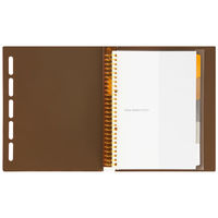 マルマン B5 バインダー クラルテ ブラウン F311-07 1セット(1冊×5)