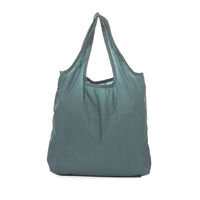 FLOWERポーチ付きエコバッグ グリーン LAKOLE/ラコレ