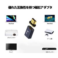 FSC マグネット HDMI アダプター<ダークネイビー> FS-ADHDMI-DN 1個