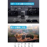 Anker Solix C200 DC Portable Power Station A17275Z1 1台