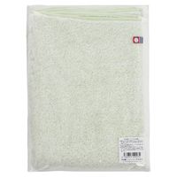 田中産業 今治製 シャーリングタオル フェイスタオル ライトグリーン 1セット（3枚）
