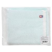 田中産業 今治製 シャーリングタオル ミニバスタオル ライトブルー 1セット(10枚)