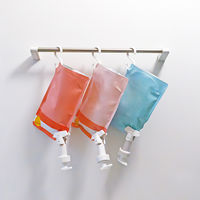 詰め替えぶら下げ 逆ポンプ ディスペンサー 吊り下げ 収納 ホワイト FINー1147 1セット（1個×3） ファイン