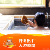 入浴剤 薬用 粉末 バスロマン ホットヴィヒタの香り 600g 発汗 1セット（1個×2） 湯色 色付き透明タイプ アース製薬