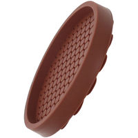 光 エッジ付吸盤防振ゴム バラ 茶77mm B-KQEG-77 1個（直送品）