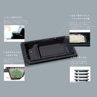 中央化学 弁当容器 CT宝台膳 23-13S BK 身 00787281 1袋(50個)（直送品）