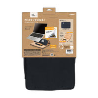 ナカバヤシ 15.6インチPC用 スタンドインナーケース リサイクル ブラック SZC-FC152407BK 1個