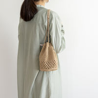 オカ マルシェシリーズ ドローストリングバッグ ベージュ 4548622861235 1枚（直送品）