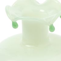 フラワーベース　カラーガラスベース ライトグリーン studio CLIP