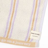 リバーシブルフェイスタオル2Pセット(GO ON THE JOURNEY) パープル studio CLIP