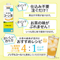 ポッカサッポロフード＆ビバレッジ 業務用 北海道コーン茶 1L 1箱（6本入）