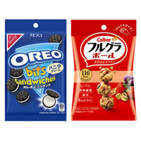 小袋 食べきり フルグラボール 26g オレオ bits サンド バニラクリーム 65g 1セット（1袋×10）