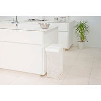 新輝合成 ゴミ箱 45L ユニード ゴミ袋ホルダー ホワイト 417102 1個