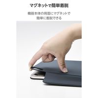 エレコム 11インチiPad Air(M3/M2) フラップケース 超薄型 マグネット着脱 TB-A25MWVPF2NV 1個