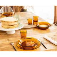 DURALEX デュラレックス アンバー プレート 19cm 442754 1個（直送品）