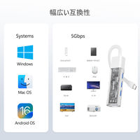 UNITEK BiーDirectional Hub with Detachable Cable H1319APK01 1個