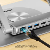 UNITEK 360° Rotating Laptop Stand with Hub D1109A 1個