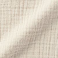 無印良品 綿ガーゼ 綿混ベロア リバーシブルブランケット Ｄ １８０×２００ｃｍ ベージュ 良品計画