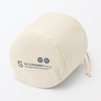 無印良品 カバーがなくても使える 洗える羽毛薄掛ふとん Ｓ １５０×２１０ｃｍ グレーベージュ 良品計画