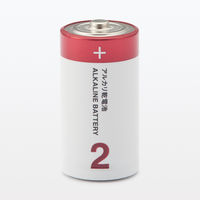 無印良品 単２アルカリ乾電池 ＭＪーＣＳＡ１ 1セット（1個（2本入）×2） 良品計画