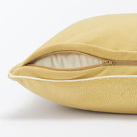 無印良品 綿シンカーパイルクッションカバー ４３×４３ｃｍ用 ライトマスタード 良品計画