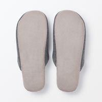 無印良品 綿鹿の子履き心地やわらか足なりスリッパ ＸＬ ２７．５～３０ｃｍ用 グレー 良品計画